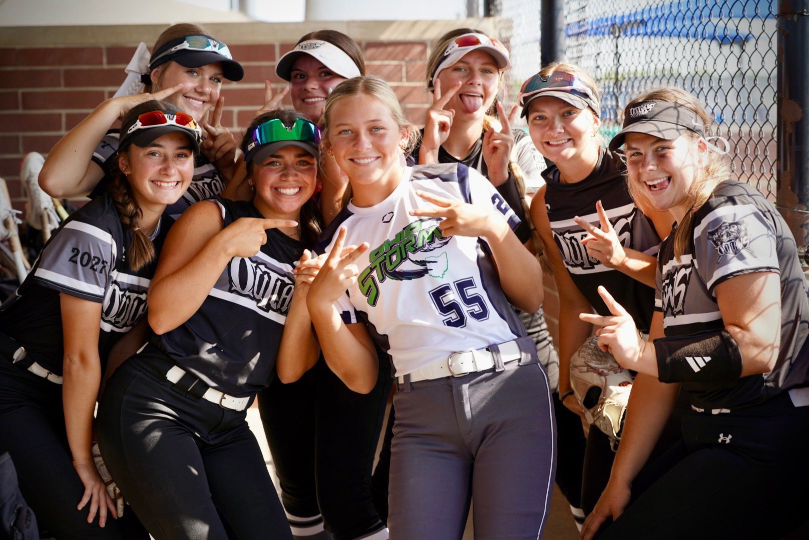 Softball Team Celebration